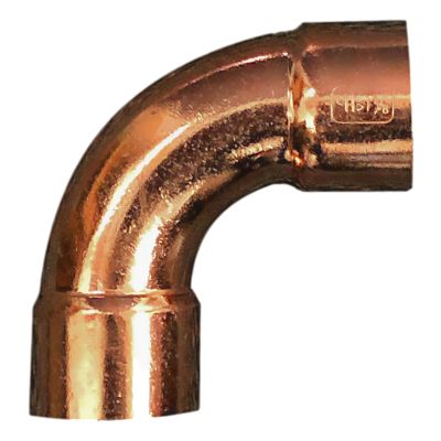 1 1/8" X 90° Long Radius Copper Elbow