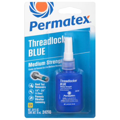 PERMATEX 24210 MEDIUM STRENGTH THREADLOCKER BLUE 10ML