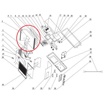 GREE ARTFUL MULTIZONE CONDENSER COIL