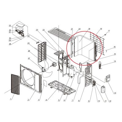 GREE 1113612 CONDENSER COIL