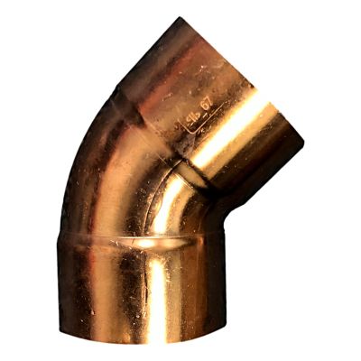 2 5/8" x 45° Copper Elbow