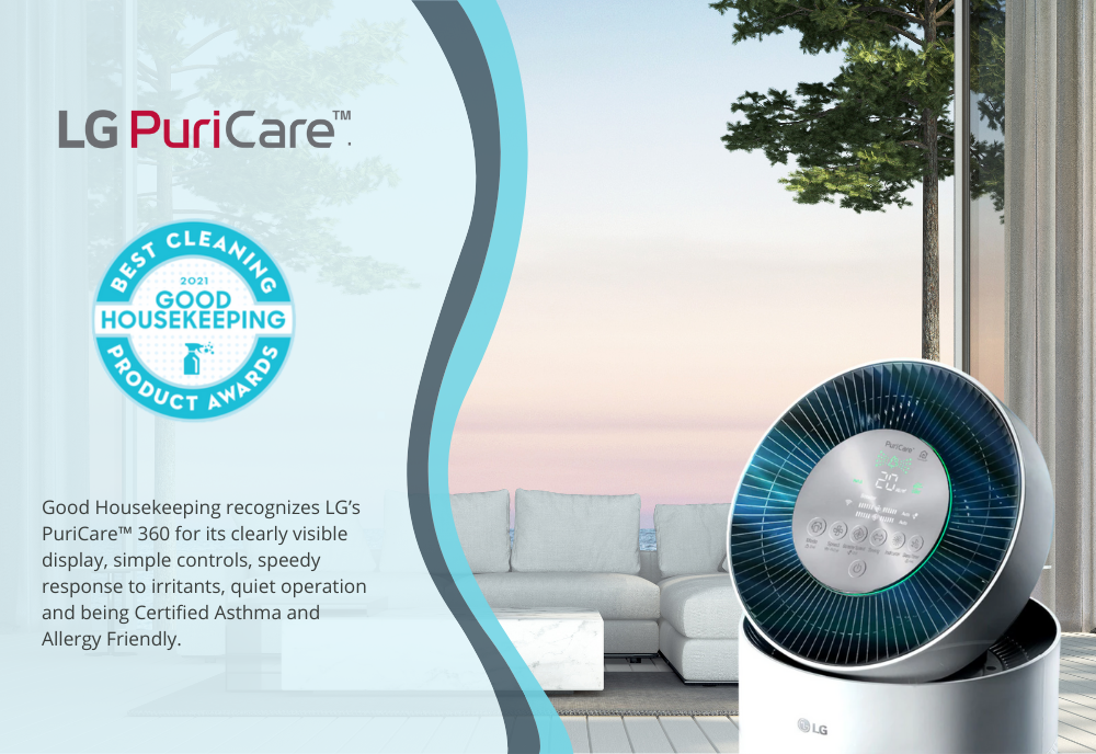 LG Air Purifier is certified asthma and allergy friendly