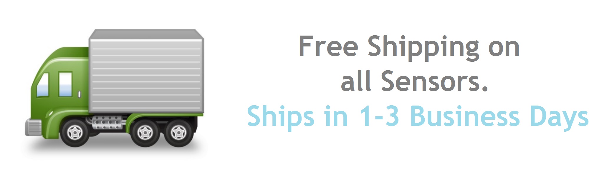 Free Shipping on all Sensors